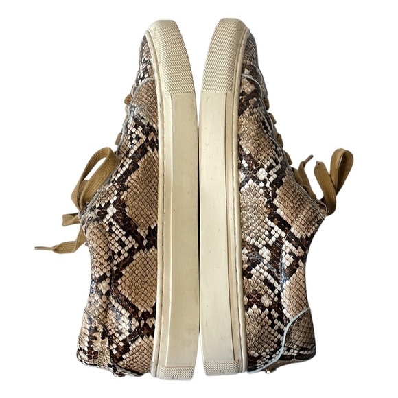 J/Slides Sneakers Shoes Hilton Platform Leather Snakeskin Animal Print Mobwife 8 - Picture 6 of 10